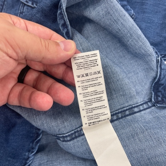 NWT &SONS Trading Co. Sunday Shirt Light Denim Large - Picture 10 of 12